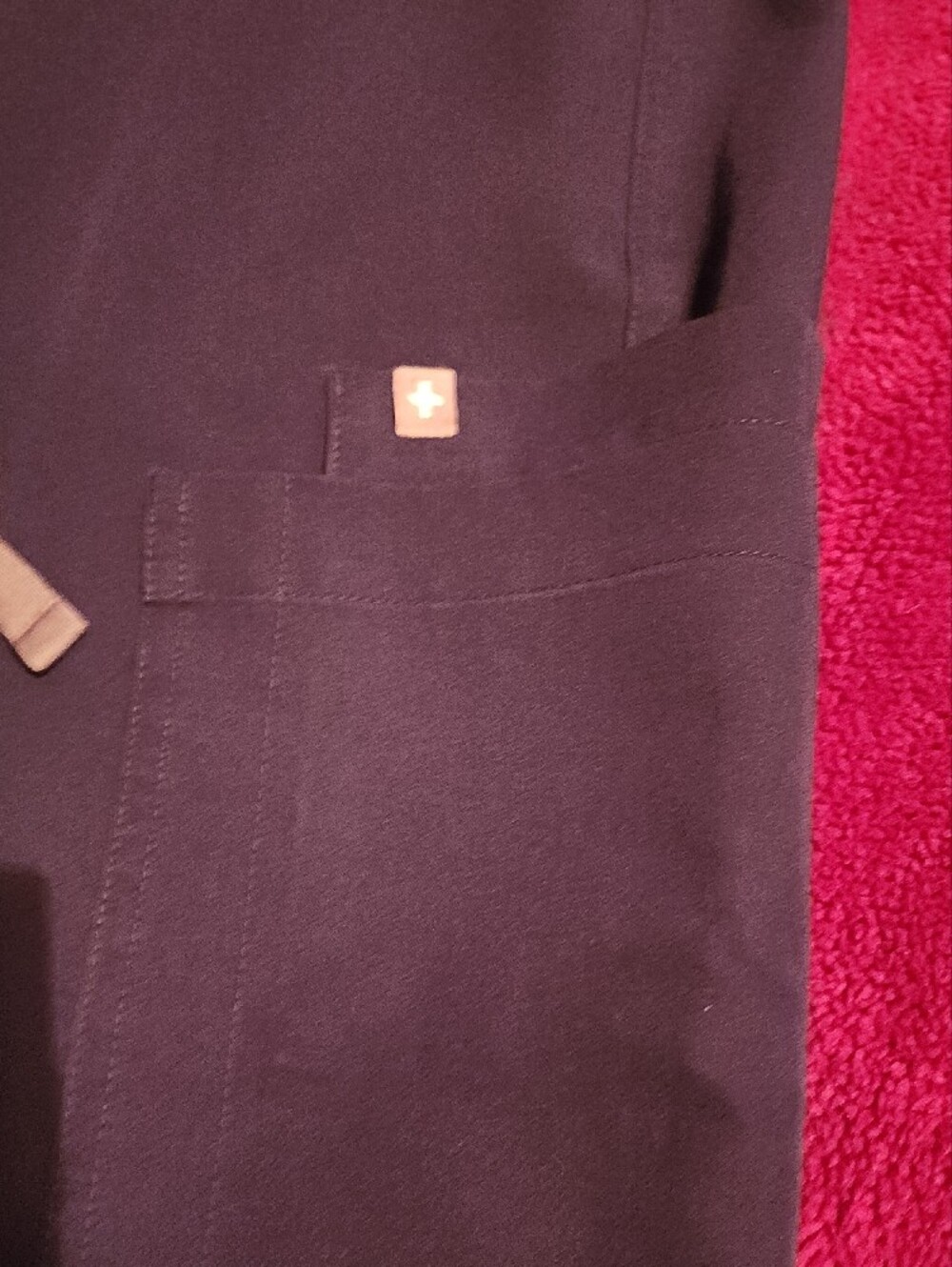 EUC Small Figs Women's Short Sleeve Scrub Top and Pants - Navy. - Picture 7 of 12